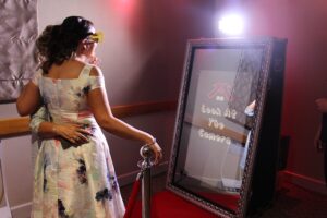 Wedding Entertainment Package 4 Guests enjoying the Photo Booth from our Wedding Entertainment Package