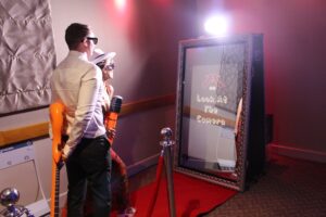 Wedding Entertainment Package 6 Guests enjoying the Photo Booth from our Wedding Entertainment Package