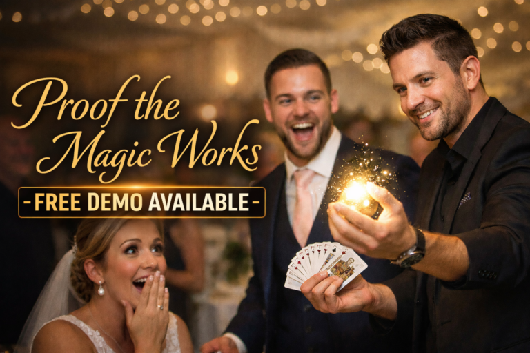Event Magic Wedding Magician in Salisbury - Wedding Entertainment Package
